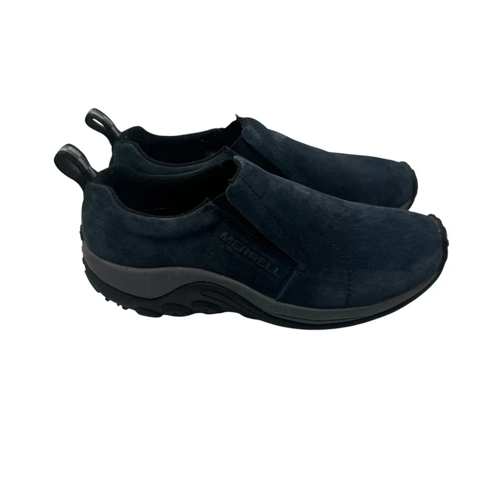 Merrell Jungle Moc Womens Navy Blue Suede Slip On Shoes J599386 Size 9